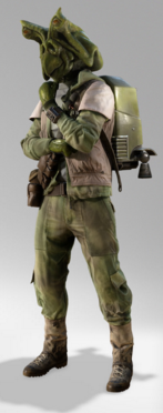 swbffacts's tweet photo. Today's #TuesdayTrooper – the Ishi Tib Jetpack Soldier from Star Wars Battlefront (2015). They're equipped with a RTC-97C, a Personal Shield and a Jumppack. https://t.co/ZRhQga0U8T