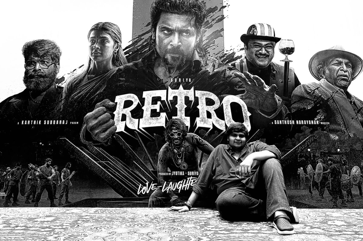 karthiksubbaraj's tweet image. 50 days since #Retro !!
Whattey roller coaster of emotional ride it was for me personally.... The film literally fought a WAR after it's theatrical release.... Beyond targeted hatred & agendas... there was Love... Loads of love to us that made The One Win this War !! #TheOneWon…