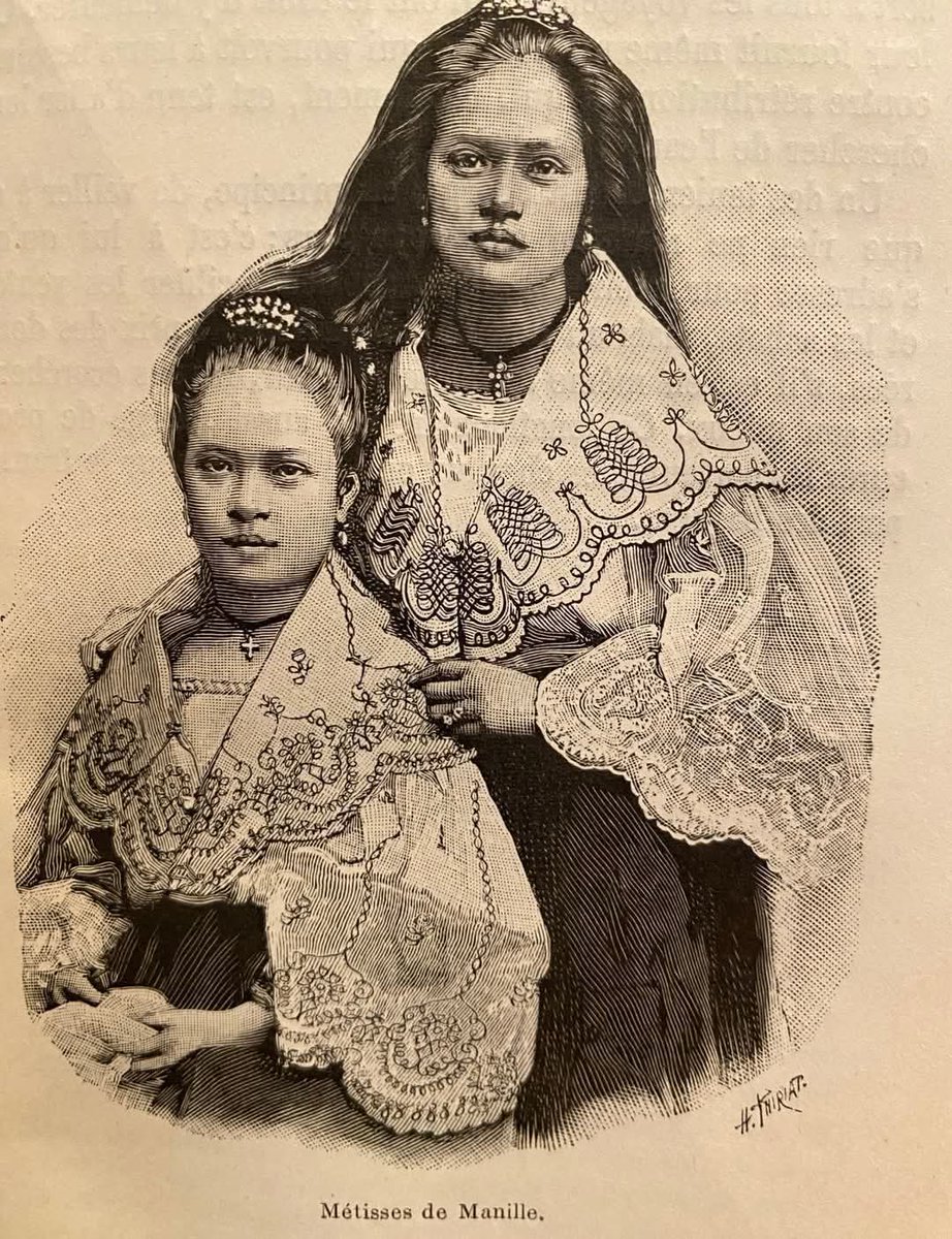 Si lo que era ya no soy,
¿quién hay en lugar de mí?;
si adonde iba ya no voy,
¿qué otra llegará hasta Ti?
Y al quedarme en el camino,
Señor, si no me recoges,
¿cuál ha de ser mi destino?
-Adelina Gurrea, 1967

🎨Mestizas de Manila,
del libro Luçon et Palaouan, 1887. Alfred Marche