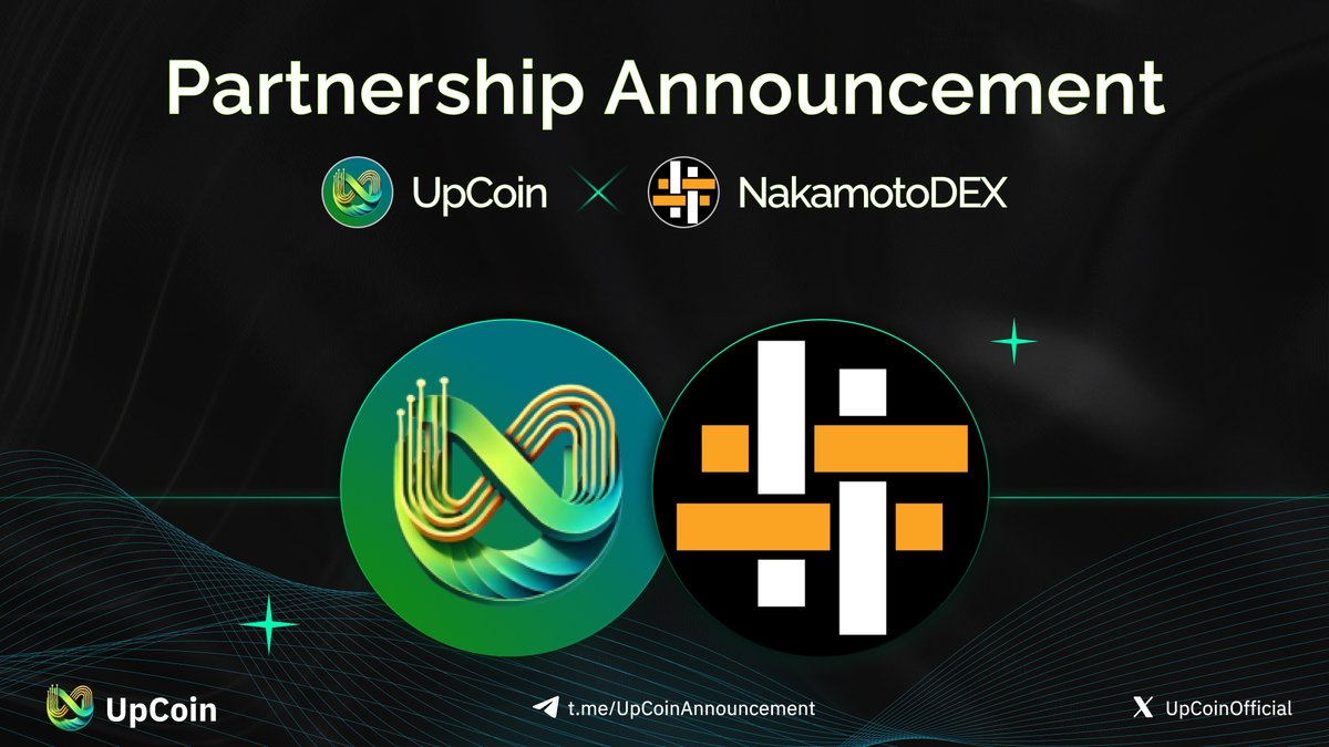 UpCoin Community (@upcoinofficial) on Twitter photo 🤝UpCoin x NakamotoDEX
We’re thrilled to announce a new collaboration between <a href="/UpcoinOfficial/">UpCoin Community</a> — your decentralized P2P trading hub for the TON ecosystem — and <a href="/NakamotoDex_/">NakamotoDEX</a>, the decentralized exchange built on the Bitcoin (Stacks) network.
Together, we’re expanding secure, 🤝UpCoin x NakamotoDEX
We’re thrilled to announce a new collaboration between <a href="/UpcoinOfficial/">UpCoin Community</a> — your decentralized P2P trading hub for the TON ecosystem — and <a href="/NakamotoDex_/">NakamotoDEX</a>, the decentralized exchange built on the Bitcoin (Stacks) network.
Together, we’re expanding secure,