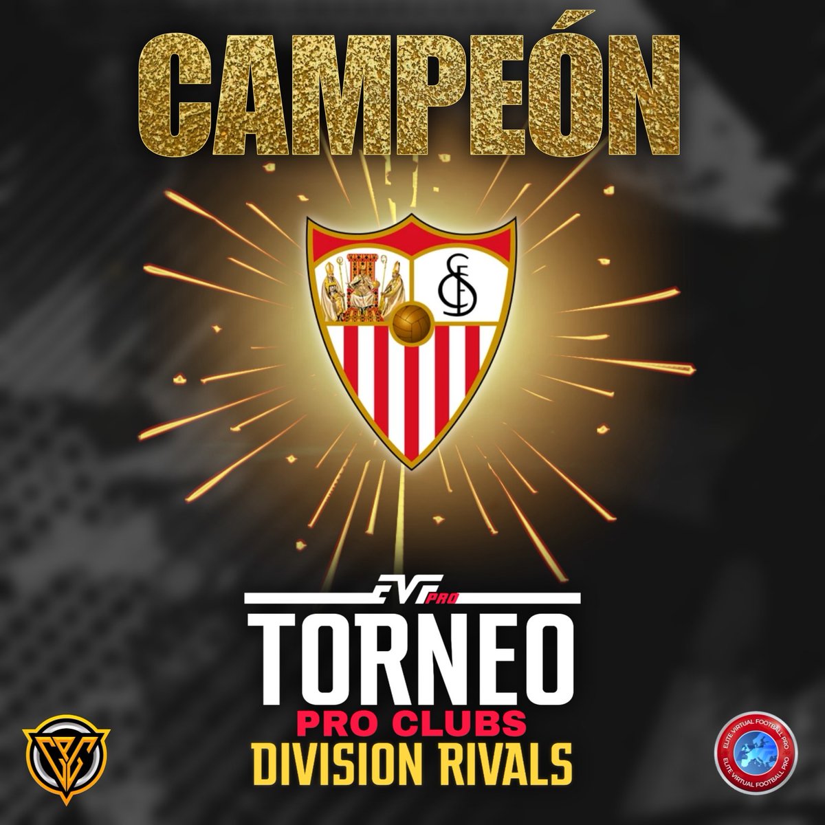 Elite Virtual Football (@official_evf) on Twitter photo Presentamos a los Campeones de nuestras competiciones de EVF PRO <a href="/Official_EVF/">Elite Virtual Football</a> de 00 a 01.
🎉Felicidades al EVF Sevilla <a href="/EVFSEVILLA/">EVF SEVILLA FC</a> CAMPEÓN🥇del Torneo DIVISION RIVALS!!! Presentamos a los Campeones de nuestras competiciones de EVF PRO <a href="/Official_EVF/">Elite Virtual Football</a> de 00 a 01.
🎉Felicidades al EVF Sevilla <a href="/EVFSEVILLA/">EVF SEVILLA FC</a> CAMPEÓN🥇del Torneo DIVISION RIVALS!!!