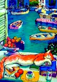 Le chat à la fenêtre 
Henri Matisse