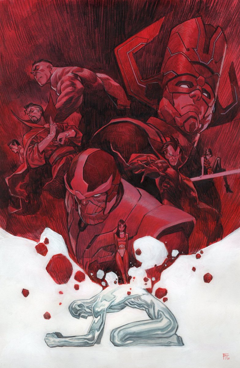 dike_ruan's tweet image. Death of the Silver Surfer #4 cover
#marvel #silversurfer