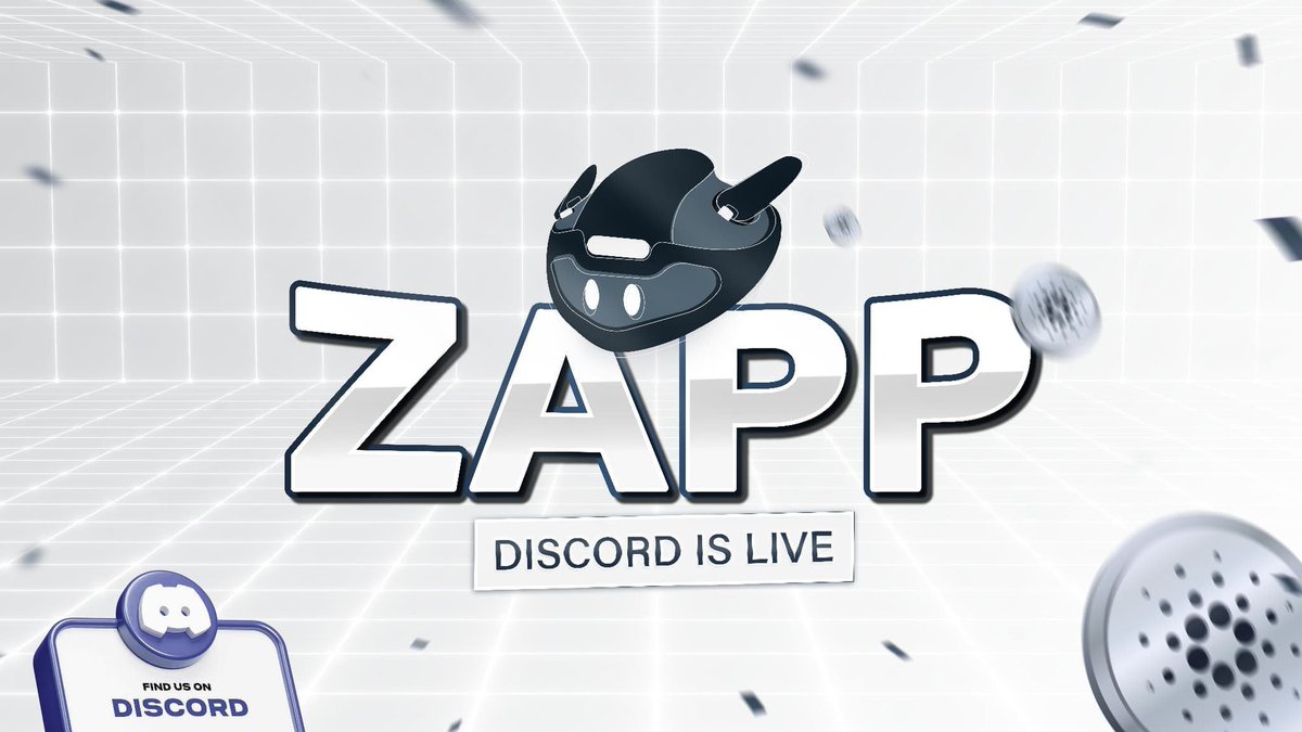 ⚡️DISCORD IS LIVE⚡️

In collaboration, I am giving away...

ZAPP AI aims to unify SocialFi, DeFi, and Artificial Intelligence within a single use case, which led to the development of the Zapp Agent.

Prices:
🏆30 $ADA 💵
🏆 1 ZAPP Pass🪂
🏆 2x OG Role 🔥

Simply
⚡️Follow
