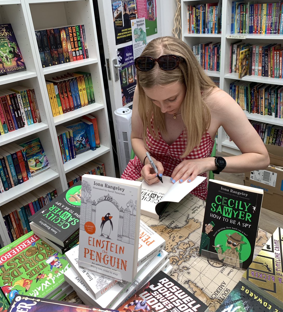 Alligator's Mouth (@alligatorsmouth) on Twitter photo We were thrilled to welcome <a href="/IonaRangeley/">Iona Rangeley</a> to the shop to sign copies of the much-loved Einstein the Penguin, and her brand new book, Cecily Sawyer: How to be a Spy. Limited signed copies available now! Thank you to Iona and <a href="/HarperCollinsCh/">HarperCollins Children's Books</a> - we are big fans! We were thrilled to welcome <a href="/IonaRangeley/">Iona Rangeley</a> to the shop to sign copies of the much-loved Einstein the Penguin, and her brand new book, Cecily Sawyer: How to be a Spy. Limited signed copies available now! Thank you to Iona and <a href="/HarperCollinsCh/">HarperCollins Children's Books</a> - we are big fans!