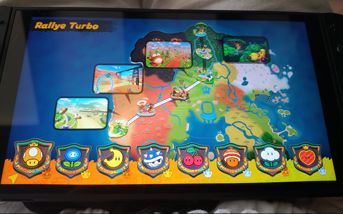 Le mode survie est quand même bien chaud. Vous avez réussi à avoir toutes les coupes en or?
#MarioKartWorld