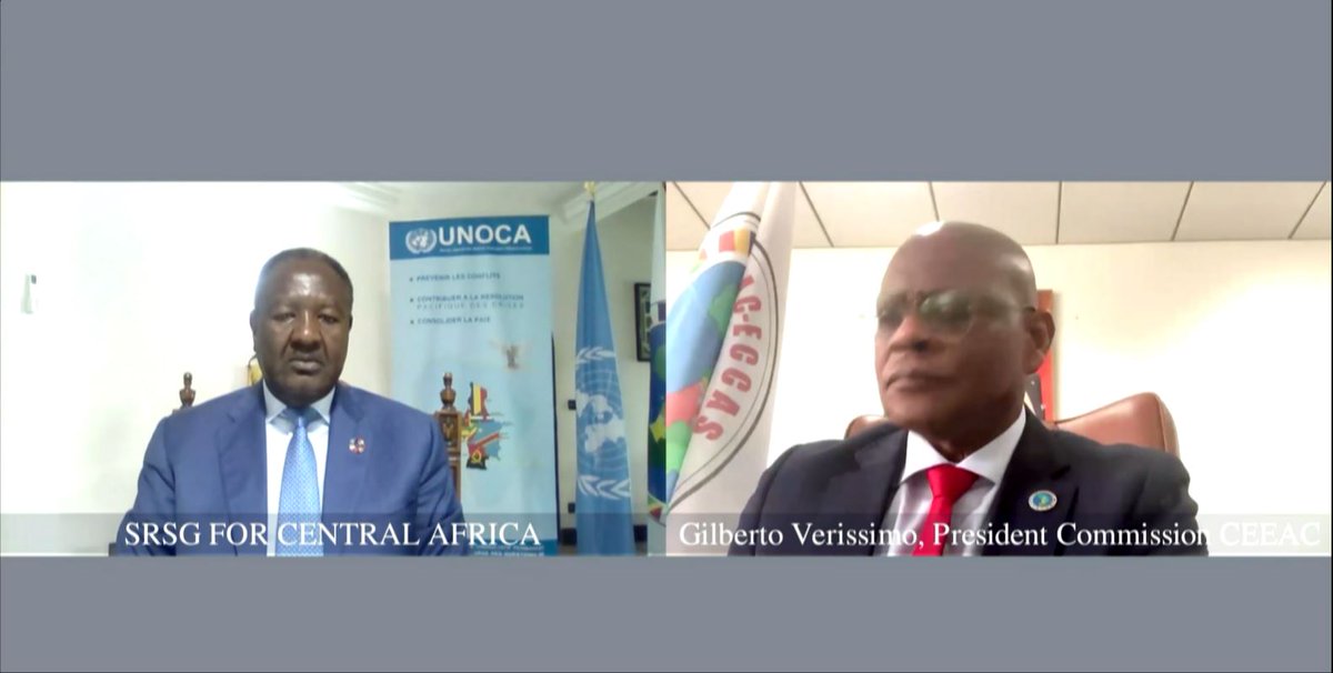 ONU Afrique centrale (@unoca_news) on Twitter photo Le Pdt de la Commission de la <a href="/CEEAC_ECCAS/">CEEAC_ECCAS</a>, Gilberto Da Piedade Verissimo, a également pris part à la session du Conseil de sécurité. Il a partagé infos et analyses sur la situation ds la ss-région, y compris les conclusions du 26e Sommet des Chefs d’Etat tenu le 7/06 à Malabo Le Pdt de la Commission de la <a href="/CEEAC_ECCAS/">CEEAC_ECCAS</a>, Gilberto Da Piedade Verissimo, a également pris part à la session du Conseil de sécurité. Il a partagé infos et analyses sur la situation ds la ss-région, y compris les conclusions du 26e Sommet des Chefs d’Etat tenu le 7/06 à Malabo