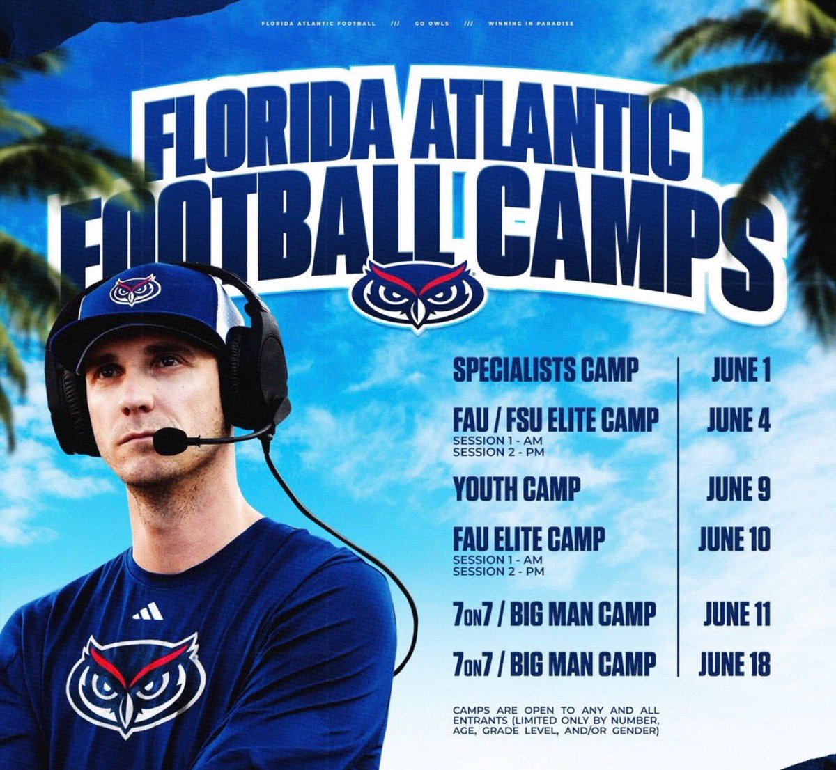 Emmanuel Louis Jr. (@mannylouis08) on Twitter photo I will be at the Fau elite camp tomorrow 6/10. <a href="/coachrodharris/">Rodney Harris</a> <a href="/PBoilermaker14/">vinny sutherland</a> <a href="/CoachMattina/">Coach Alex Mattina</a> <a href="/MarinelliShane/">Shane_Marinelli</a> <a href="/ZKittley/">Zach Kittley</a> <a href="/Coach_Vasey/">Trent Vasey</a> <a href="/CoachCFrye/">Charlie Frye</a> I will be at the Fau elite camp tomorrow 6/10. <a href="/coachrodharris/">Rodney Harris</a> <a href="/PBoilermaker14/">vinny sutherland</a> <a href="/CoachMattina/">Coach Alex Mattina</a> <a href="/MarinelliShane/">Shane_Marinelli</a> <a href="/ZKittley/">Zach Kittley</a> <a href="/Coach_Vasey/">Trent Vasey</a> <a href="/CoachCFrye/">Charlie Frye</a>
