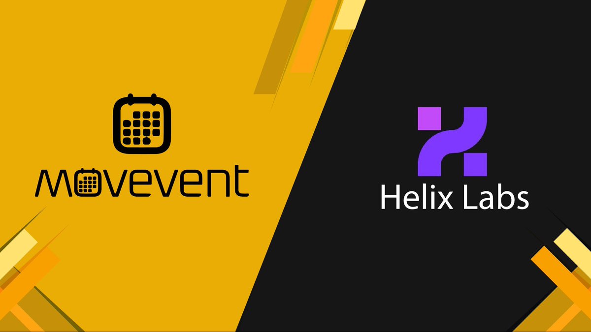 🤝 We’re glad to welcome Helix Labs to the Movevent ecosystem!

Known for their innovative approach in expanding liquidity options across the Web3 space, <a href="/zkhelixlabs/">Helix Labs</a> will soon begin listing their events on <a href="/moveventxyz/">Movevent</a>.

Stay tuned for more from this exciting collaboration.