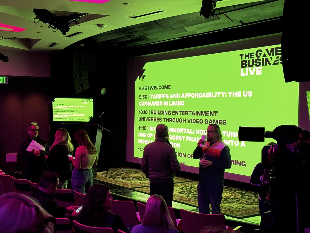 Our first The Game Business Live event is about to kick off in LA, featuring talks with Twitch, Wizards of the Coast, AGBO, Netflix and Blizzard. Plus, Circana will share insight into the uncertainty around tariffs in the US. We’ll be posting updates throughout the event.