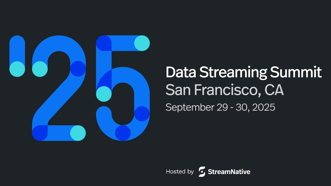 ⏰ Submit your talk for #DataStreamingSummit SF 2025 before time runs out!
🚀 Join us LIVE in San Francisco!
📍 Grand Hyatt SFO | 📅 Sept 29-30, 2025

🎯 Central Theme: "Unlocking Real-Time AI"

Why speak?

✨ Complimentary conference pass
✨ Featured speaker profile

✨