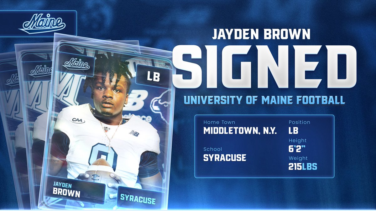 𝙎𝙩𝙧𝙚𝙣𝙜𝙩𝙝 𝙞𝙣 𝘽𝙧𝙤𝙩𝙝𝙚𝙧𝙝𝙤𝙤𝙙 

Jayden Brown
6’2” | 215lbs | LB
Middletown, N.Y. (Syracuse)

#BlackBearNation | ⬆️