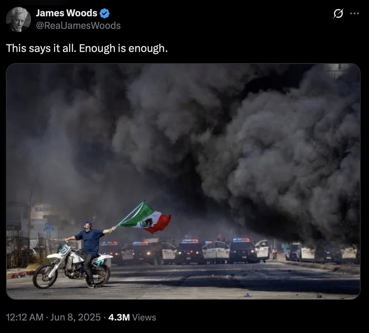 They’re mad about the flags again.

Not about people being kidnapped.

Not about the innocent thrown into supermax in El Salvador.

Not about rights being trampled.

Not about the propaganda that dehumanizes.

Not about masked, unmarked “law enforcement” smashing windows without