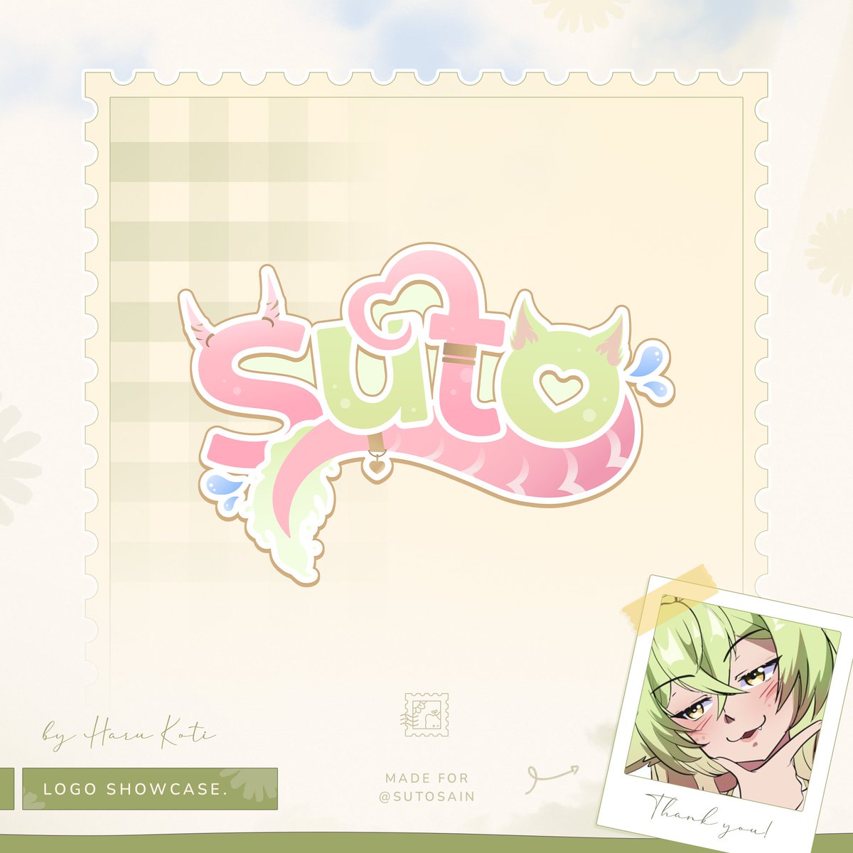 harukoti's tweet image. vtuber logo, for @sutosain (reposting)
thank you for the opportunity! ※ 11.2024