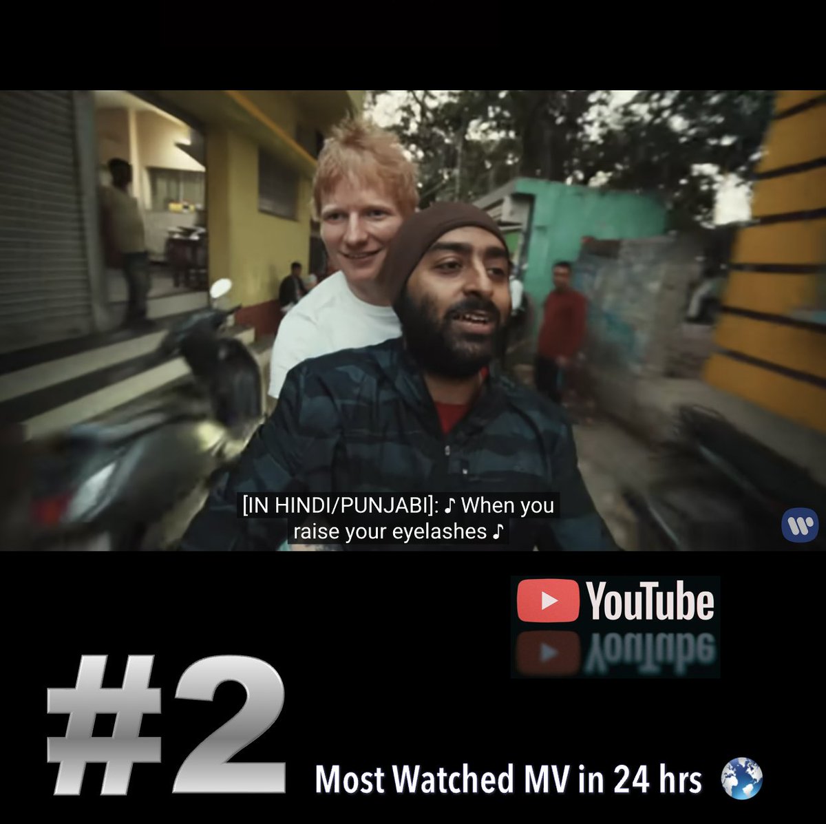 #EdSheeran's new sizzling banger "Sapphire" with Indian Superstar #ArijitSingh who adds some magic in the Punjabi lines, scores a 2nd day at No. 1 on the Worldwide iTunes Song chart after topping iTunes in 13 countries &amp; the US upon its release! The epic "Sapphire" MV is now the