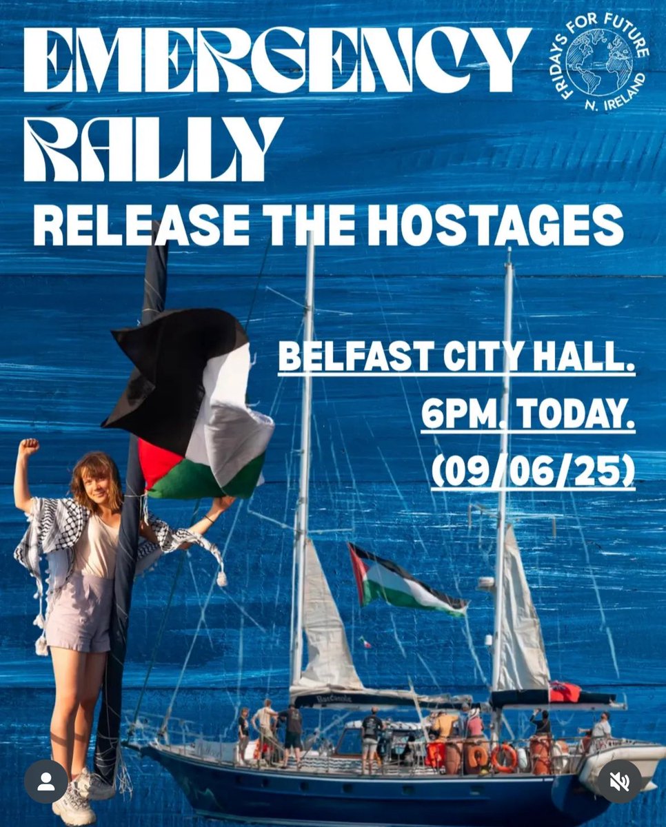 GaelsAgainstGen's tweet image. Emergency rally today at 6.00pm at Belfast City Hall.
#ReleaseTheHostages
#GazaGenocide
#SaoirseDonPhalaistín 🇵🇸