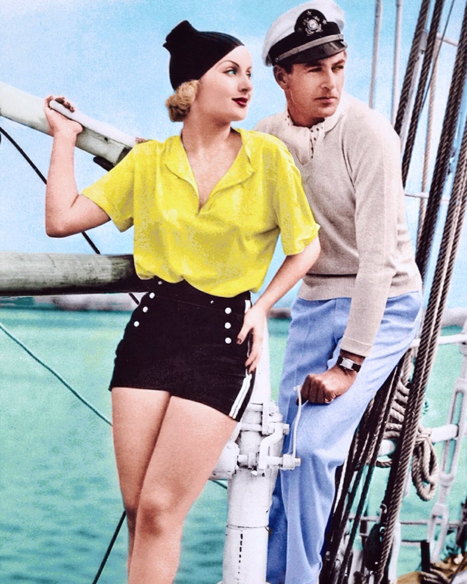 lampreiadomar's tweet image. Carole Lombard and Gary Cooper 
#GaryCooper 
#CaroleLombard
