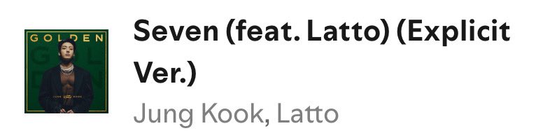 Seven (Jungkook <a href="/bts_bighit/">BTS_official</a>, <a href="/Latto/">BIG MAMA</a>) is the highest Re- entry on Daily Top Songs UK at #102 with 87,849 streams.