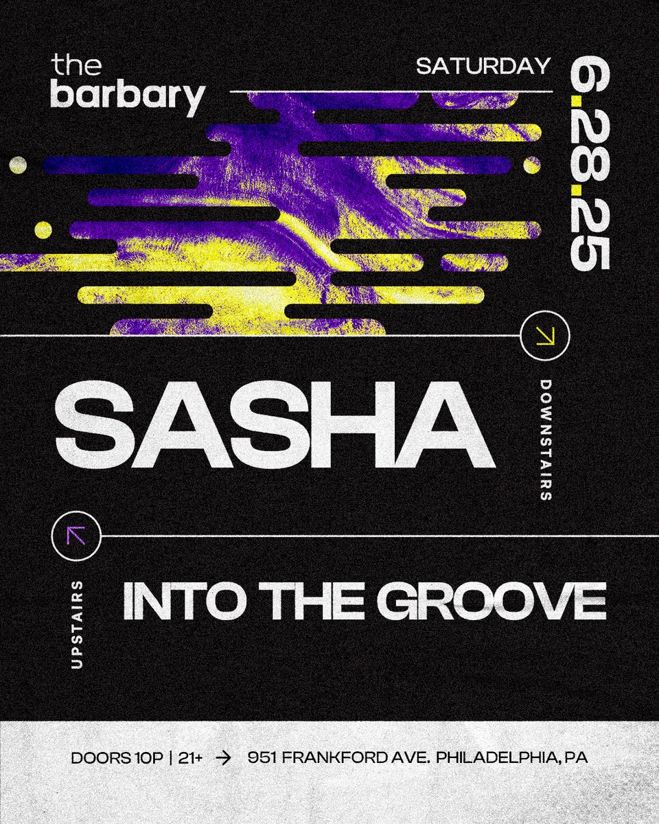 Philly! It's been a while. See you June 28 at <a href="/TheBarbary/">The Barbary</a> tixr.com/e/146255