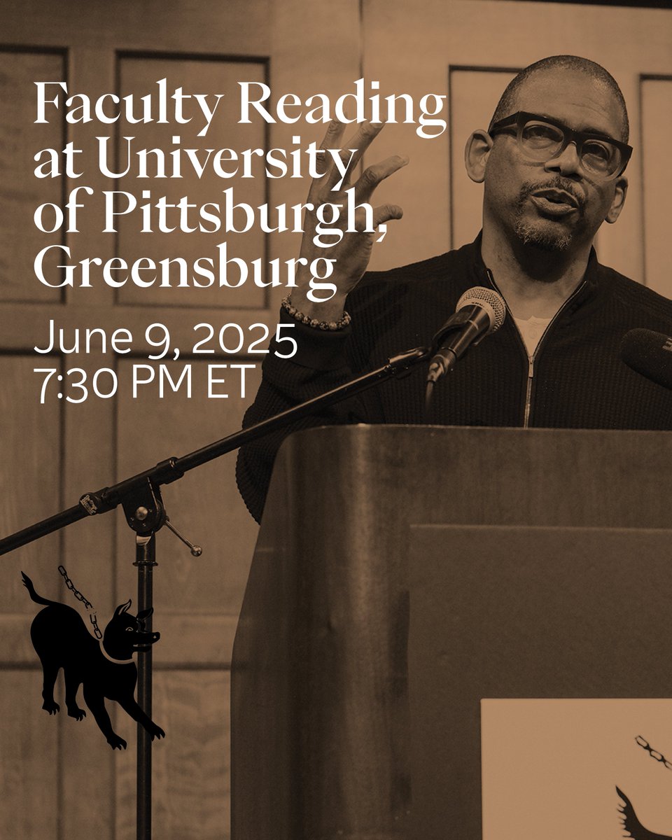Cave Canem (@cavecanempoets) on Twitter photo Join us TONIGHT for our first faculty reading at our 2025 Annual Retreat! We're excited to welcome Harryette Mullen, Remica Bingham-Risher, and Frank X Walker to <a href="/PittGreensburg/">Pitt-Greensburg</a> for an exciting reading starting at 7:30 PM ET.
RSVP 🔗: bit.ly/2025-faculty-r… Join us TONIGHT for our first faculty reading at our 2025 Annual Retreat! We're excited to welcome Harryette Mullen, Remica Bingham-Risher, and Frank X Walker to <a href="/PittGreensburg/">Pitt-Greensburg</a> for an exciting reading starting at 7:30 PM ET.
RSVP 🔗: bit.ly/2025-faculty-r…