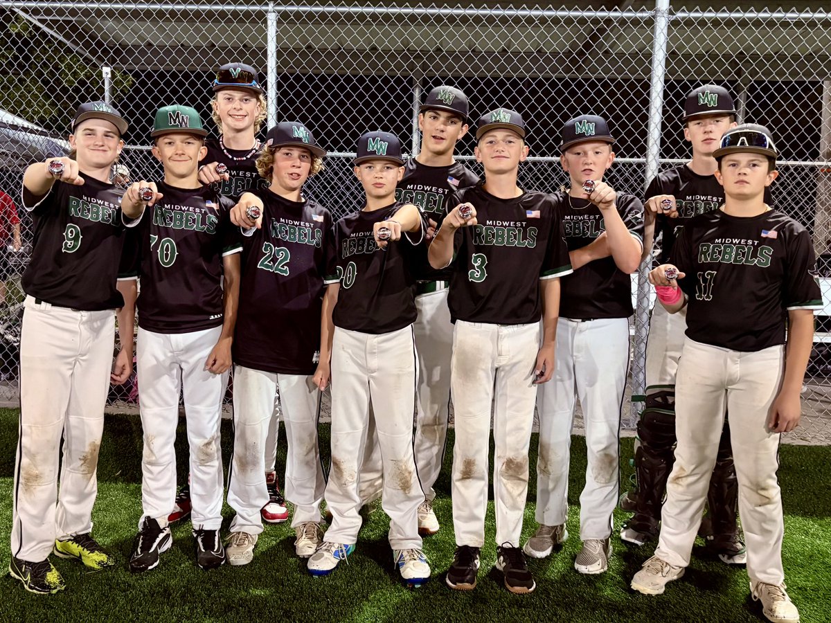 These boys really got together and put their whole heart into baseball this weekend. They fought hard through the rain, wind, delays, and sunshine and walked away with the championship win!! Great job, Rebels.