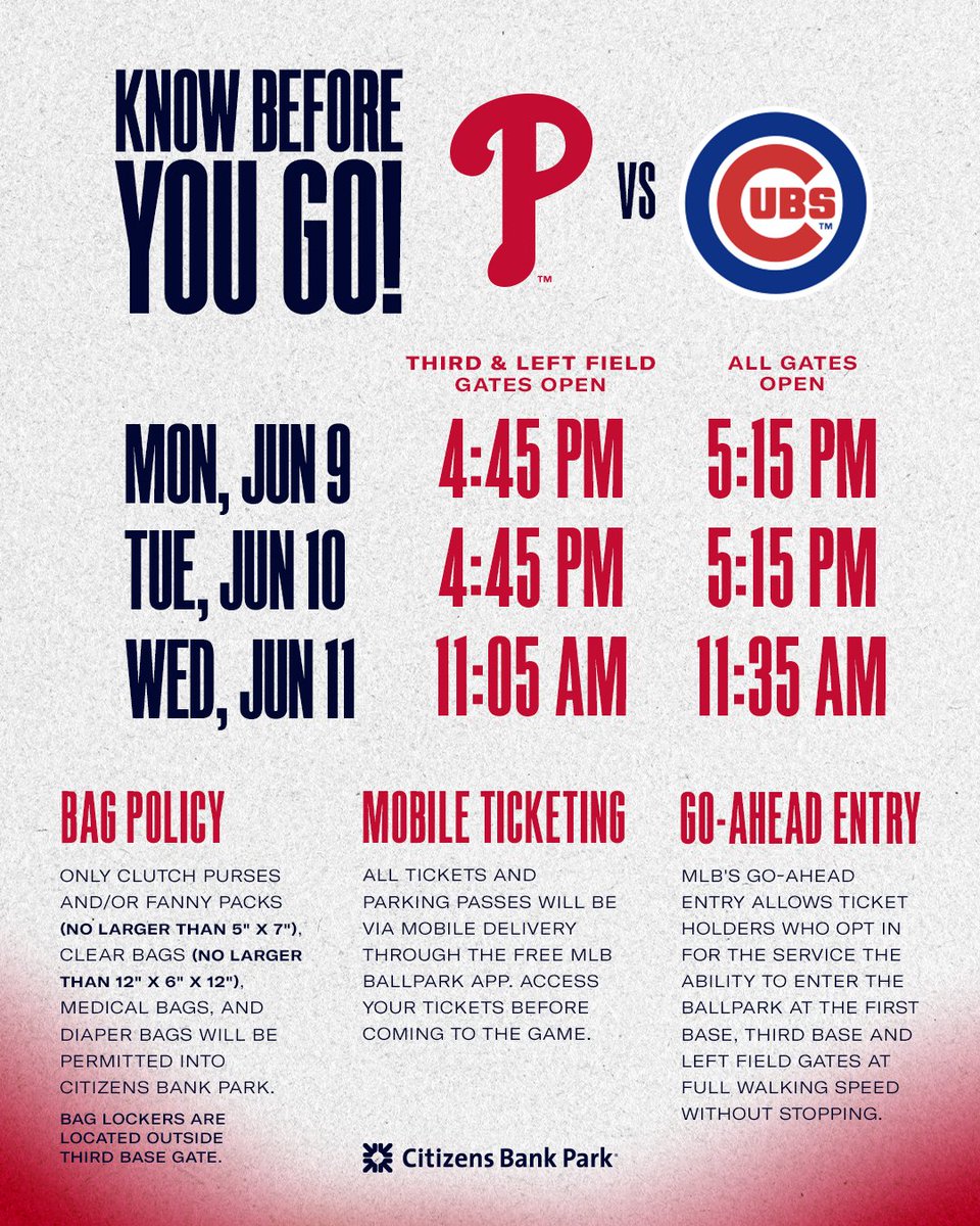 PhilliesCBP's tweet image. The boys are back at The Bank
Ballpark Buzz: atmlb.com/3FGUWi2