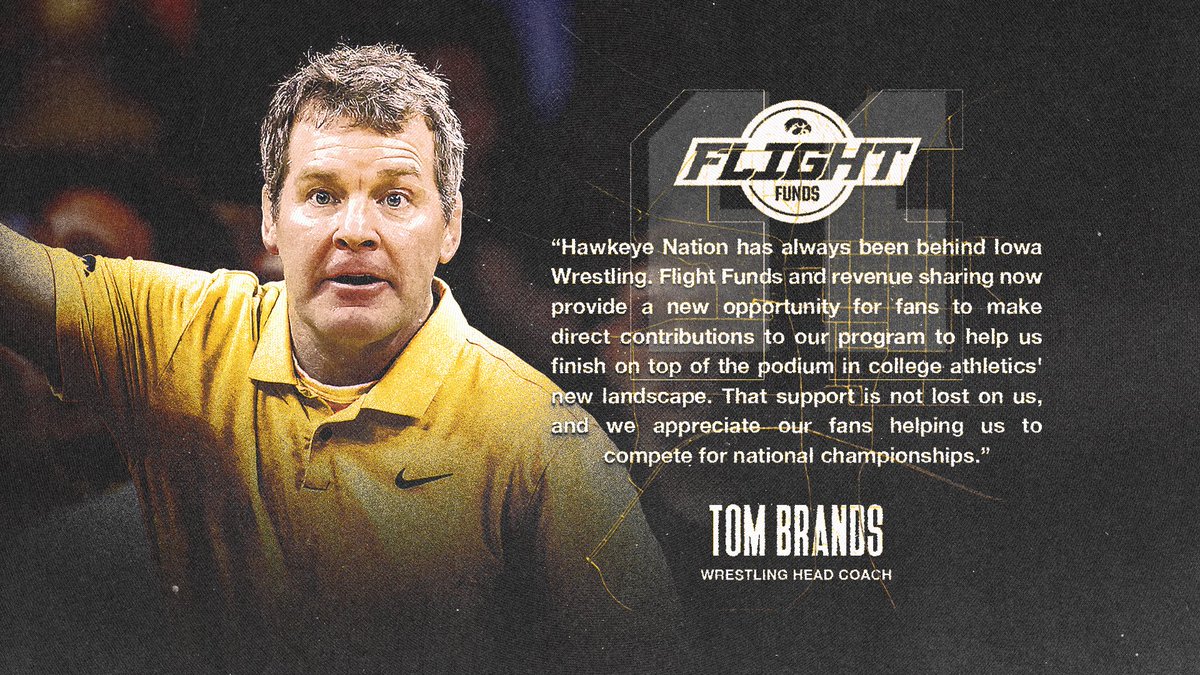 New Era. Same Standard.

🔗: hawkeyesports.com/flight-funds

#Hawkeyes