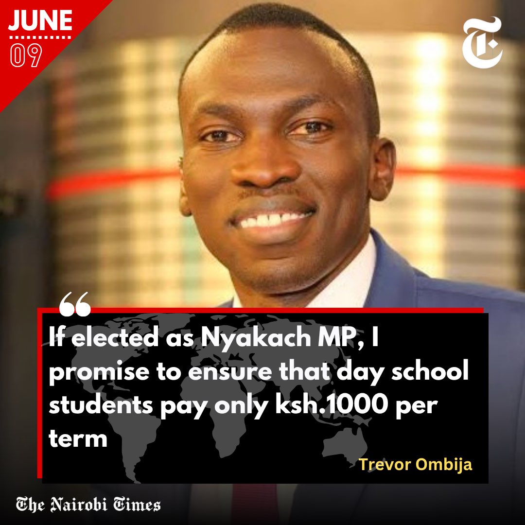 Renowned Citizen TV Journalist, Trevor Ombija officially launches his campaign to become the next MP for Nyakach