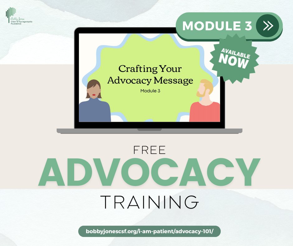 Ready to truly move people with your #advocacy? Module 3 teaches you how to craft your powerful personal message for impact.

Amplify your voice: bobbyjonescsf.org/i-am-patient/a…