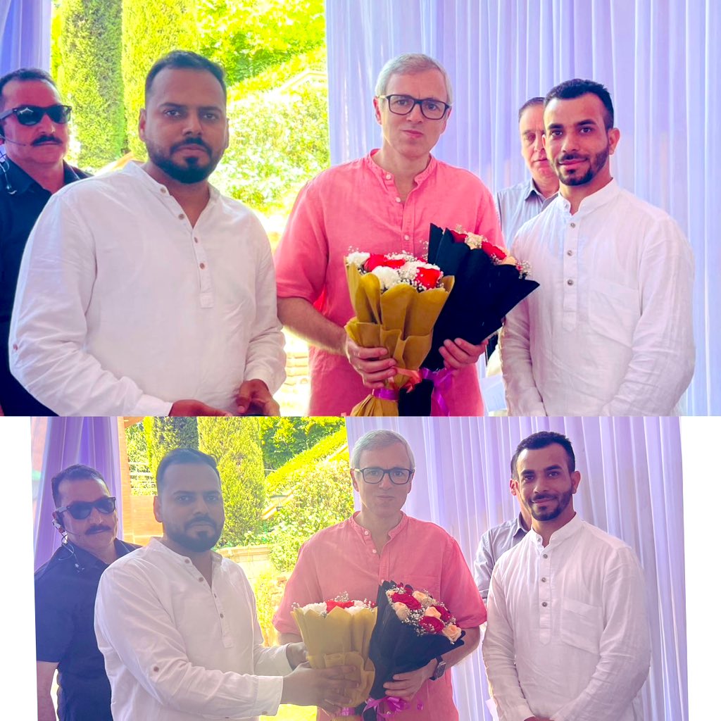 Hameed Choudhary JKNC (@meedchoudhary) on Twitter photo Today, Met with Hon’ble Chief Minister <a href="/OmarAbdullah/">Omar Abdullah</a> Sahib on Eid Milan at his residence Gupkar road Srinagar. Today, Met with Hon’ble Chief Minister <a href="/OmarAbdullah/">Omar Abdullah</a> Sahib on Eid Milan at his residence Gupkar road Srinagar.
