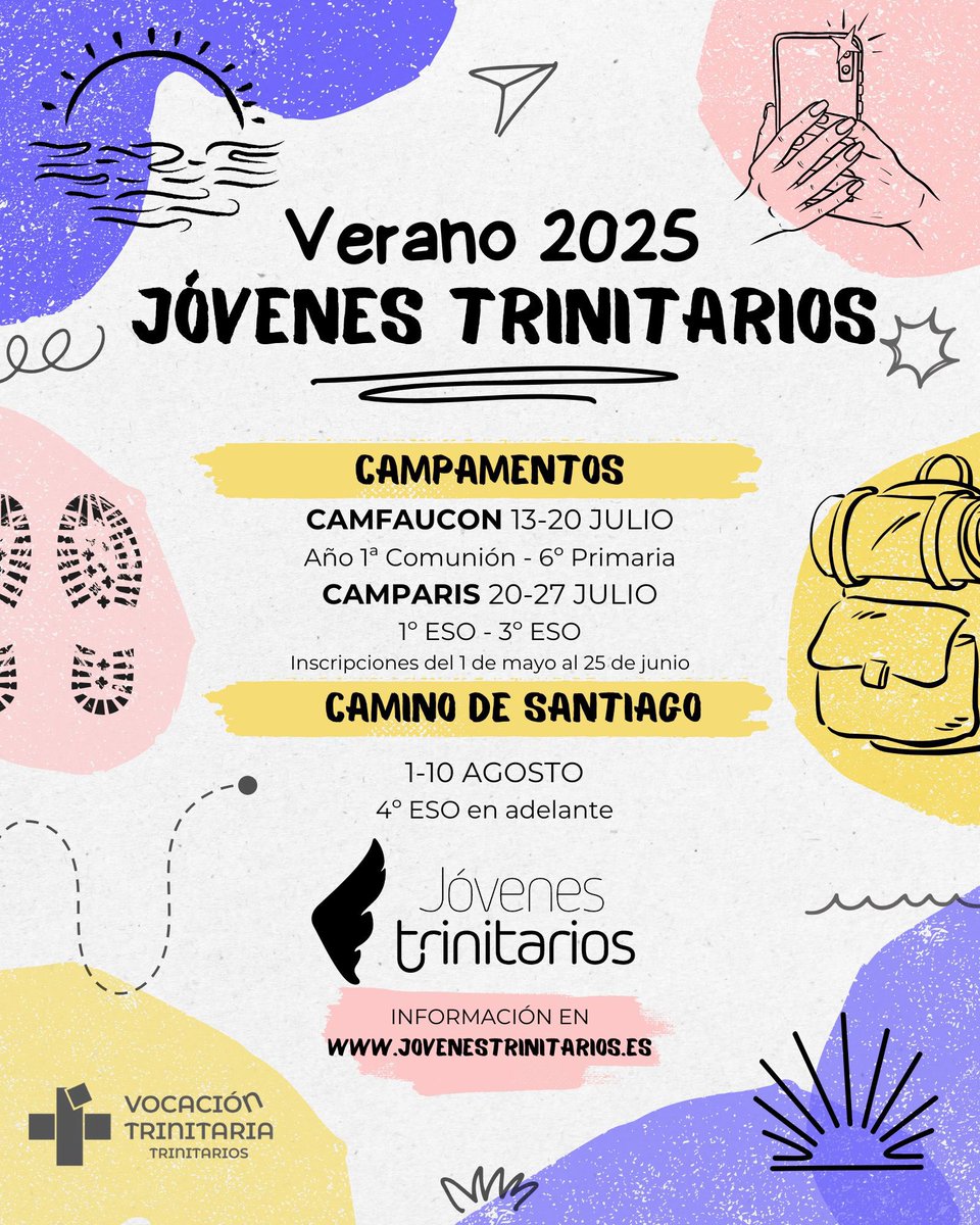 Plazas agotadas también para el CamParis. Todos los interesados a partir de hoy entrarán en reserva.  Todas las actividades del Verano Trinitario completas. Gracias a todos