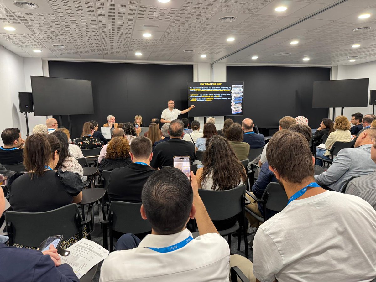 Amazing venue for the <a href="/eular_org/">EULAR</a> Congress in Barcelona. I shared some insights about the Mechanisms Regulating Muscle Regeneration and the utility of #ultrasound