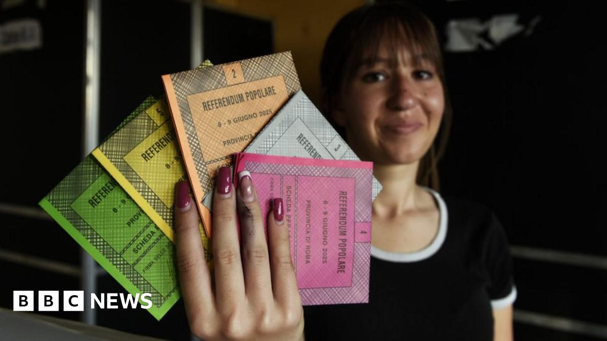 Sonny Olumati was born in Italy - but still has no citizenship at 39. To Italy, Sonny is Nigerian, like his passport. That is why he is campaigning for a "Yes" vote in a referendum that proposes halving the time required to apply for Italian citizenship. bbc.in/4kuZV4l