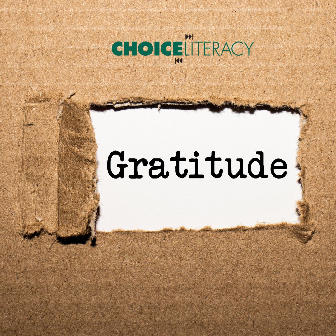 Choice Literacy | Ruth Ayres (@choiceliteracy) on Twitter photo An Attitude of Gratitude — A simple thank-you can shift the whole vibe. Gratitude isn’t just nice, it’s powerful. Choice Literacy contributor Heather Rader reflects on the power of gratitude in transforming challenging situations.
choiceliteracy.com/article/an-att… An Attitude of Gratitude — A simple thank-you can shift the whole vibe. Gratitude isn’t just nice, it’s powerful. Choice Literacy contributor Heather Rader reflects on the power of gratitude in transforming challenging situations.
choiceliteracy.com/article/an-att…