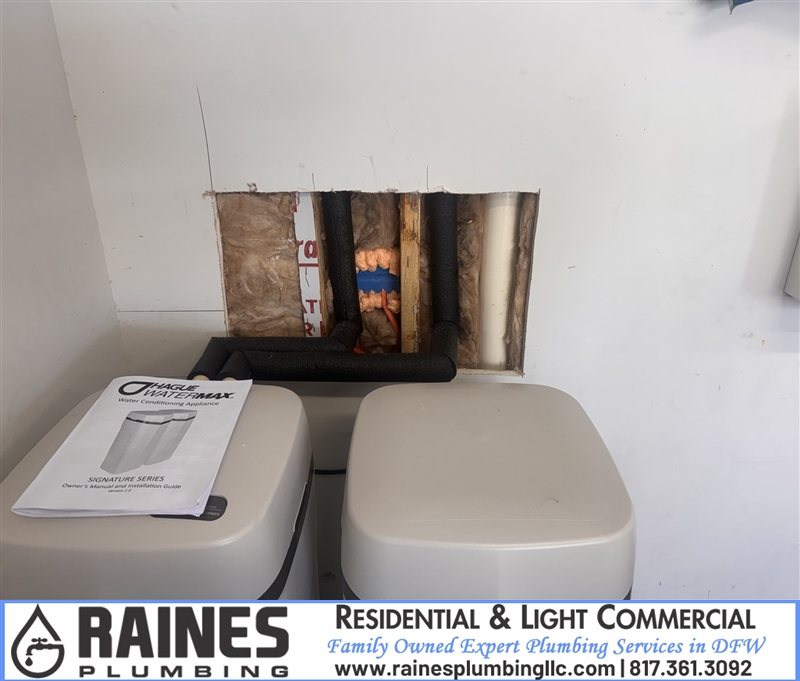 PlumbingRaines's tweet image. This homeowner wanted to elevate their water quality—so we installed a premium filtration system for clean, purified water straight from the tap. #RainesPlumbing #DFWPlumbing #WaterFiltrationSystem