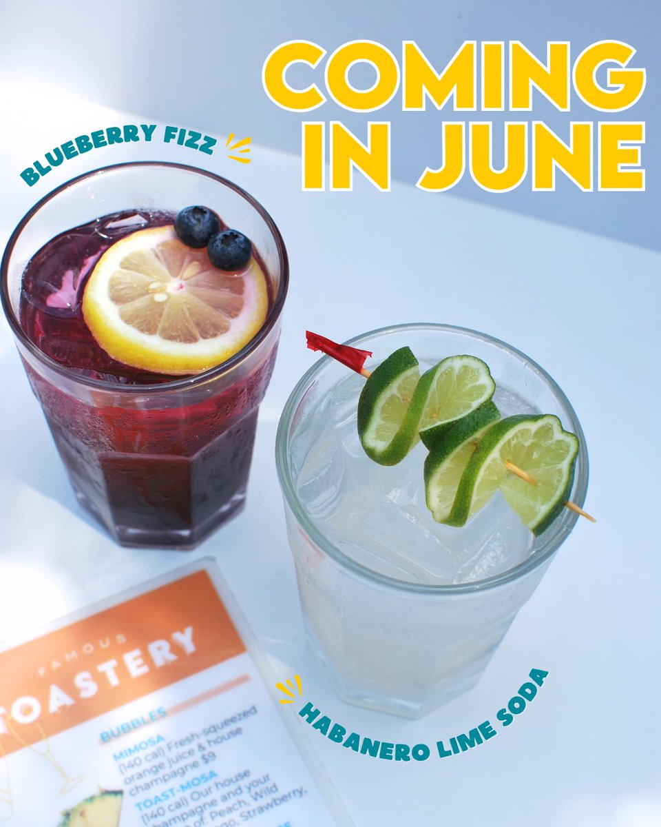 Sun’s out, specials dropping soon. Get ready to taste the best of summer—only at Famous Toastery ☀️