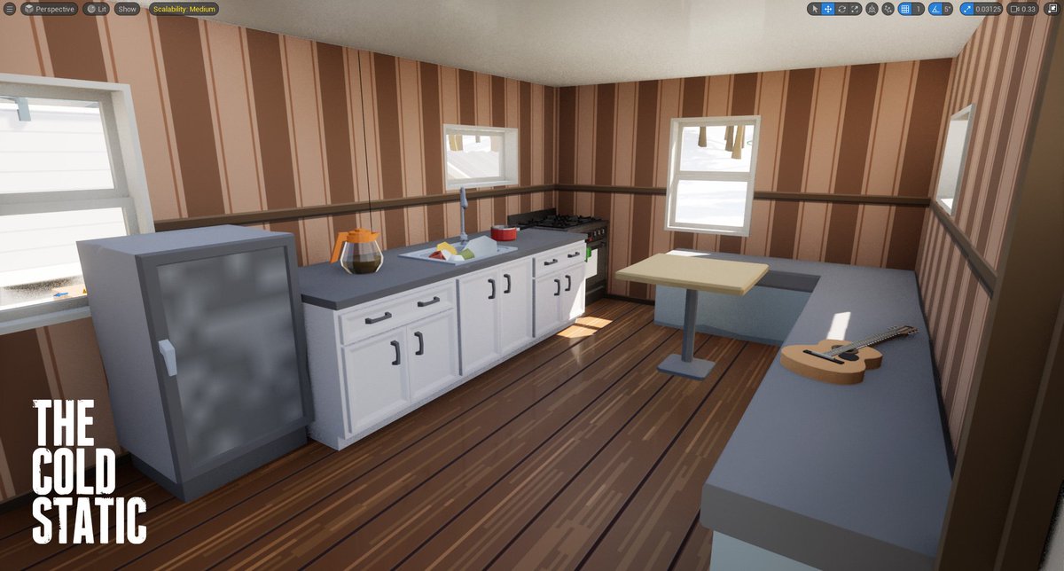 TheColdStatic's tweet photo. 📷 A before &amp; after shot of a house interior.
Still mid-production and not final look.

Have to learn more about lumen to get the best out of it. 
#indie #gamedev #ue5 https://t.co/PJy8RjApBq