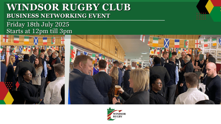 Windsor RFC Business Networking Event- Friday 18th July 2025 @ Home Park #WINDSORRFC
windsorrugbyclub.com/news/windsor-r…