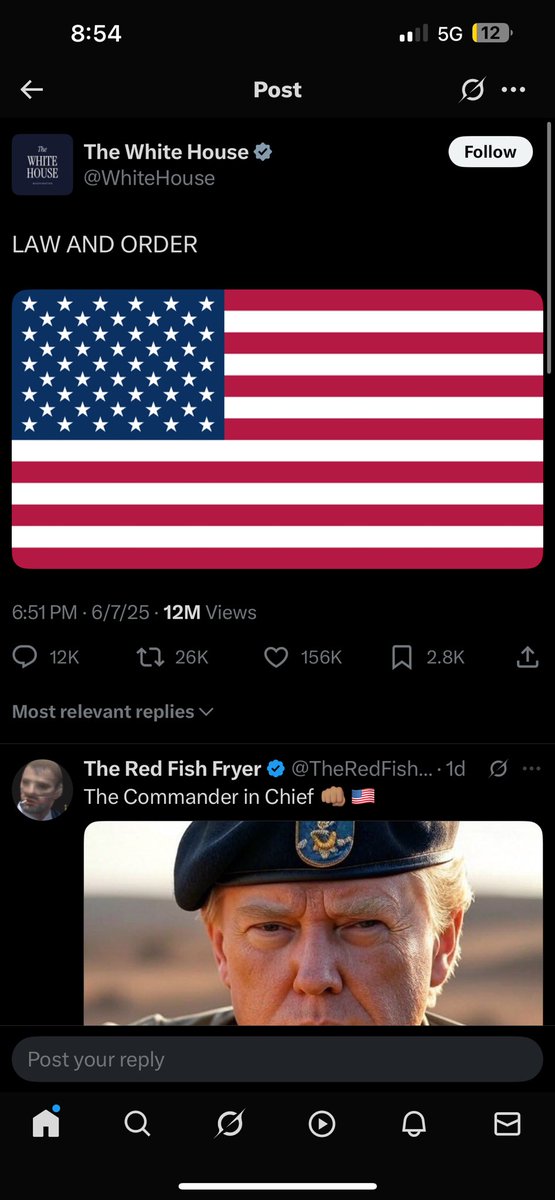 Once again maga is not in the majority they think they are. This man ratioed the White House!