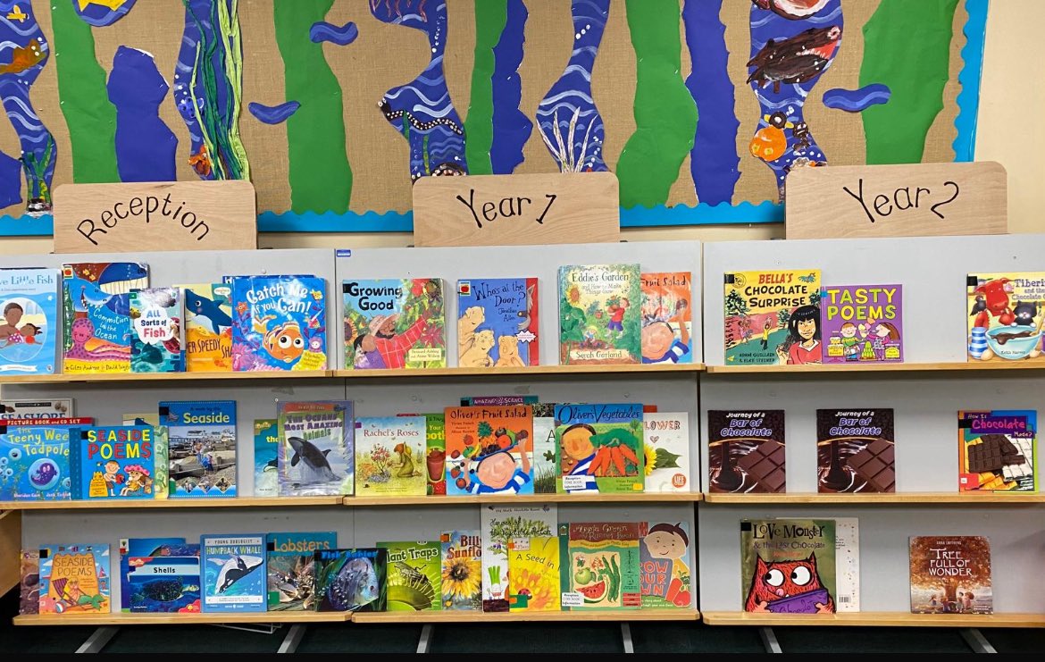 Priory Infant School in Ramsgate, Kent kindly welcomed us in for an audit last week. They are currently refreshing their library - lots of front facing shelves making books really accessible!  😊