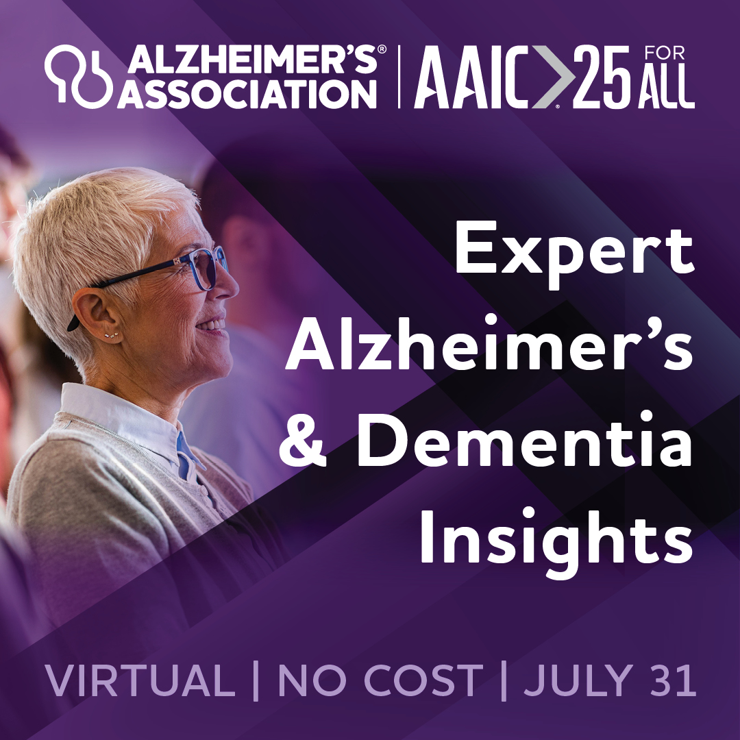 Are you interested in the latest discoveries in Alzheimer’s and dementia research and what they mean for caregivers and families? Join us for #AAICForAll, a no-cost event where you’ll learn directly from global experts. alz.org/aaic-for-all.