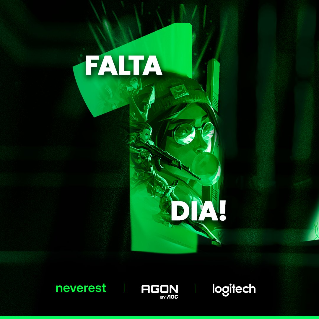 Neverest | Rumo ao Topo 🏔️ (@neverestgg) on Twitter photo ⏳ FALTA SÓ 1 DIA! É AMANHÃ! ⏳
Última chance de se inscrever no AGON BY AOC SERIES!
Não perca a oportunidade de competir, evoluir e ainda concorrer a R$ 700 em VPs ou PIX!
A inscrição GRÁTIS, corre que ainda dá tempo:
bit.ly/agonbyaocseries
<a href="/AGONbyAOC/">AGON by AOC</a> <a href="/LogitechGBrasil/">Logitech G Brasil</a> ⏳ FALTA SÓ 1 DIA! É AMANHÃ! ⏳
Última chance de se inscrever no AGON BY AOC SERIES!
Não perca a oportunidade de competir, evoluir e ainda concorrer a R$ 700 em VPs ou PIX!
A inscrição GRÁTIS, corre que ainda dá tempo:
bit.ly/agonbyaocseries
<a href="/AGONbyAOC/">AGON by AOC</a> <a href="/LogitechGBrasil/">Logitech G Brasil</a>