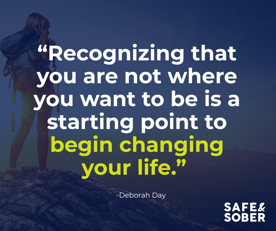It's Motivation Monday! "Recognizing that you are not where you want to be is a starting point to begin changing your life." - Deborah Day