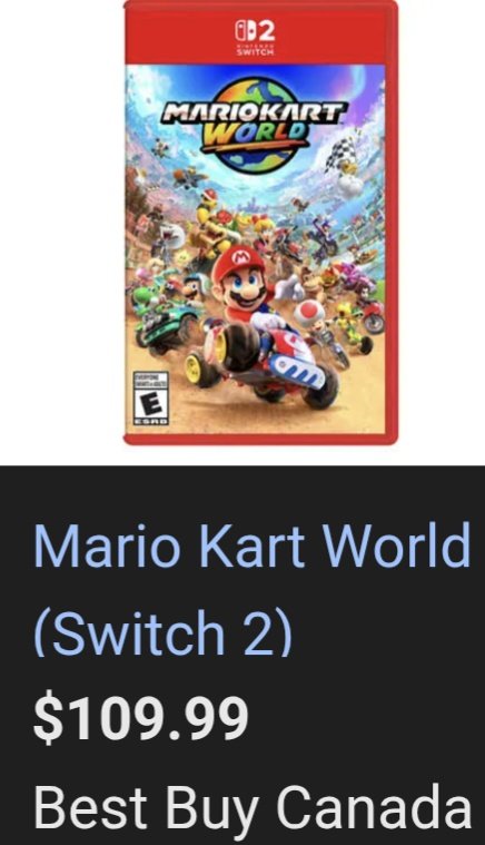 Is Nintendo high? $109.99  plus tax ($126.50) is INSANE. Hard pass on the Switch 2