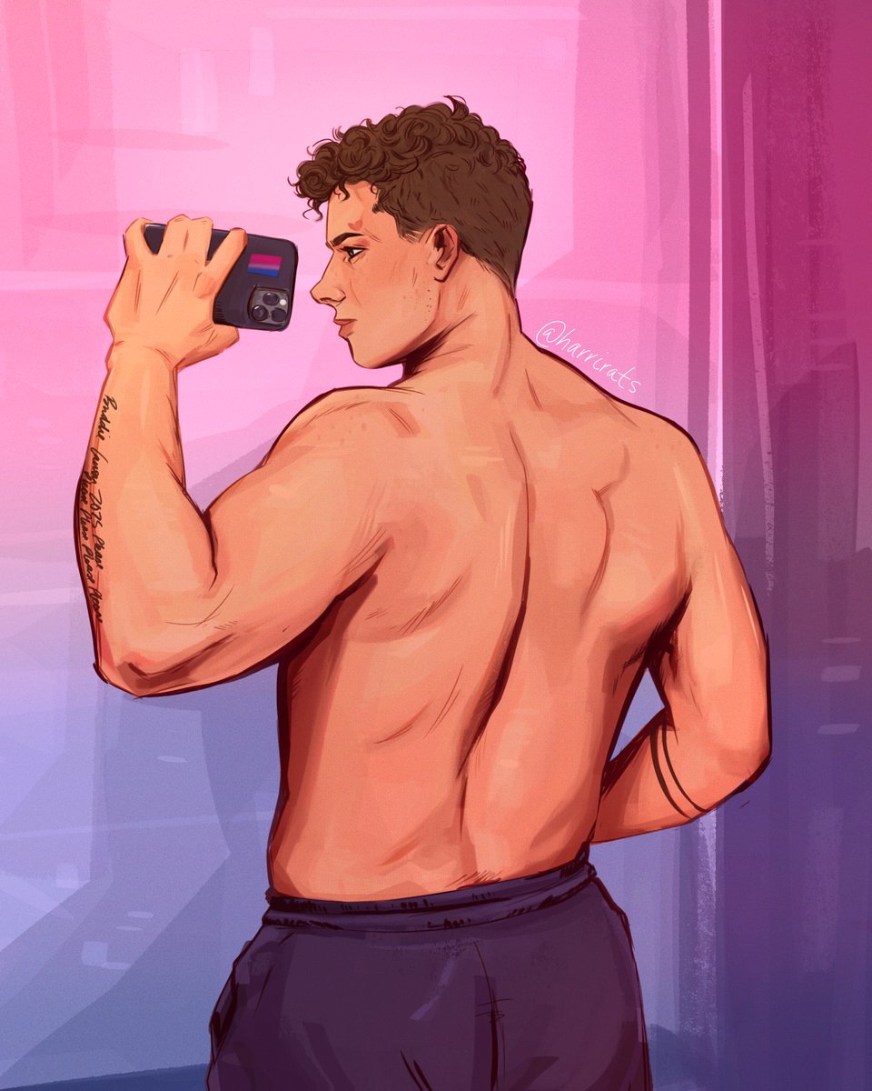 happy pride to this bicon 💗💗💗

#911fanart #evanbuckley