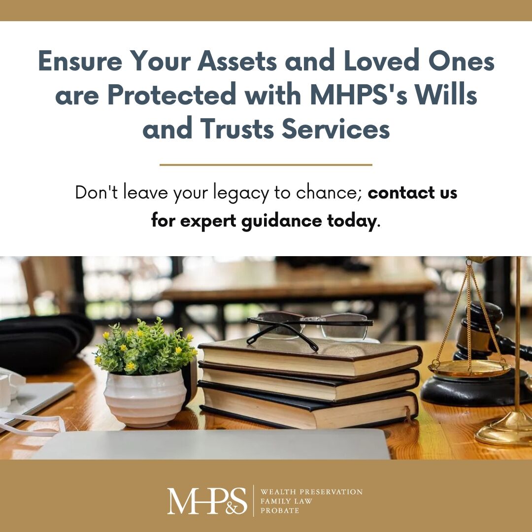 mhpslaw's tweet photo. Ensure your assets and loved ones are protected with MHPS's wills and trusts services. 

Don't leave your legacy to chance; contact us for expert guidance and schedule a consultation today.

https://t.co/C2sRUeB85F 

#MHPSLaw #FamilyLaw #Probate #WealthPreservation https://t.co/clh6Kyw1ML