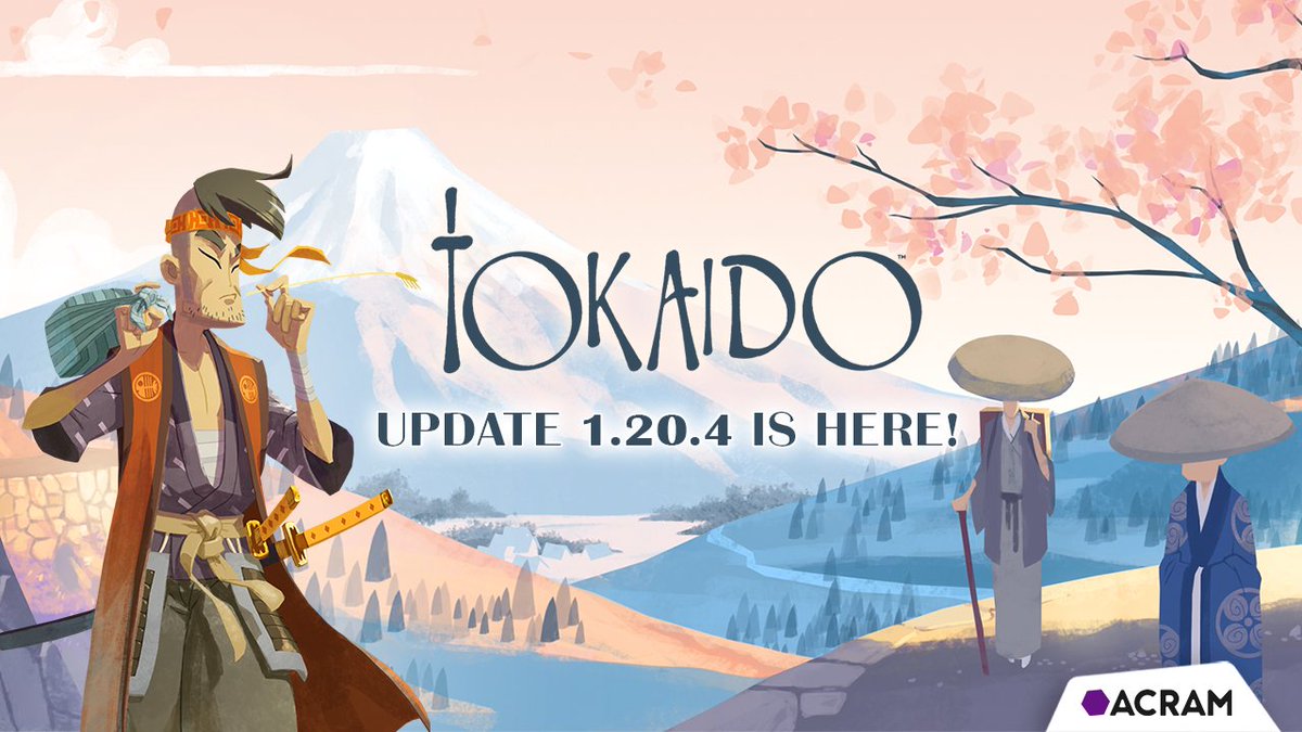 ✨ Better multiplayer sync, fewer errors, cleaner lobbies, and some long-overdue quality of life improvements. Plus - Tokaido is on discount on Steam until June 11th, so it’s the perfect time to join the journey or bring a friend along!

⛩️ Check out what’s new in the version