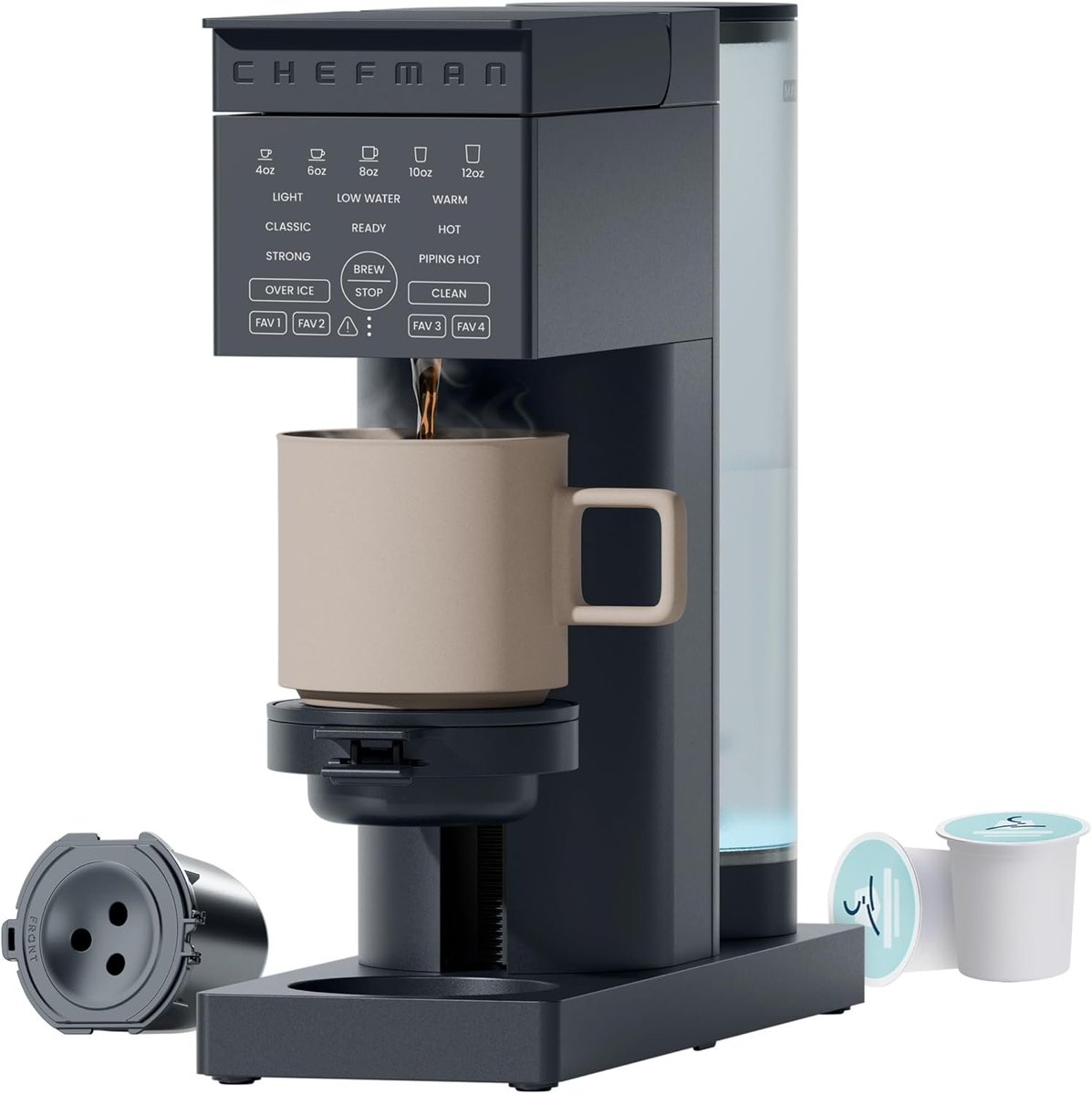 Chefman Single Serve Coffee Maker

amzn.to/4kWVeAe #ad