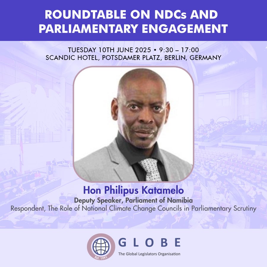 GLOBE Legislators (@globe_intl) on Twitter photo <a href="/malinimehra/">Malini Mehra</a> <a href="/TheENDSReport/">ENDS Report</a> <a href="/WorldBank/">World Bank</a> <a href="/_Oruhnc/">Nnaemeka</a> <a href="/GLOBE_Nigeria/">GLOBE Nigeria</a> <a href="/ChristineKaaya/">Kaaya Christine Naki</a> <a href="/st_kama/">HON. NKEMKANMA KAMA</a> <a href="/iki_germany/">IKI Germany</a> <a href="/ndcpartnership/">NDC Partnership</a> <a href="/ParlAmericas/">ParlAmericas</a> <a href="/CPA_Secretariat/">Commonwealth Parliamentary Association (CPA) HQ</a> <a href="/IPUparliament/">IPUparliament</a> <a href="/InterParesEU/">INTER-PARES.EU</a> <a href="/PGAction/">Parliamentarians for Global Action</a> <a href="/EOPAmerica/">Elected Officials to Protect America</a> <a href="/e3g/">E3G - Third Generation Environmentalism</a> <a href="/WFD_Democracy/">Westminster Foundation for Democracy (WFD)</a> <a href="/Legislaturezm/">National Assembly of Zambia</a> <a href="/ImangaWamunyima/">Hon Imanga Wamunyima Jr</a> <a href="/ClientEarth/">ClientEarth</a> <a href="/climateWWF/">WWF Climate & Energy</a> <a href="/shirleymatheson/">Shirley Matheson</a> CCCs are innovative. The session: “The Role of National Climate Change Councils in Parliamentary Scrutiny” will be tackled by <a href="/climatecouncils/">International Climate Councils Network</a>’s Ben Rhodes, <a href="/AlexGodoyF_/">Alex Godoy-Faúndez</a>, with @Barrygardiner & Hon Katamelo providing legislative insights.
#NDCsNeedParliaments #GNDCC25. #NDC3.0 <a href="/malinimehra/">Malini Mehra</a> <a href="/TheENDSReport/">ENDS Report</a> <a href="/WorldBank/">World Bank</a> <a href="/_Oruhnc/">Nnaemeka</a> <a href="/GLOBE_Nigeria/">GLOBE Nigeria</a> <a href="/ChristineKaaya/">Kaaya Christine Naki</a> <a href="/st_kama/">HON. NKEMKANMA KAMA</a> <a href="/iki_germany/">IKI Germany</a> <a href="/ndcpartnership/">NDC Partnership</a> <a href="/ParlAmericas/">ParlAmericas</a> <a href="/CPA_Secretariat/">Commonwealth Parliamentary Association (CPA) HQ</a> <a href="/IPUparliament/">IPUparliament</a> <a href="/InterParesEU/">INTER-PARES.EU</a> <a href="/PGAction/">Parliamentarians for Global Action</a> <a href="/EOPAmerica/">Elected Officials to Protect America</a> <a href="/e3g/">E3G - Third Generation Environmentalism</a> <a href="/WFD_Democracy/">Westminster Foundation for Democracy (WFD)</a> <a href="/Legislaturezm/">National Assembly of Zambia</a> <a href="/ImangaWamunyima/">Hon Imanga Wamunyima Jr</a> <a href="/ClientEarth/">ClientEarth</a> <a href="/climateWWF/">WWF Climate & Energy</a> <a href="/shirleymatheson/">Shirley Matheson</a> CCCs are innovative. The session: “The Role of National Climate Change Councils in Parliamentary Scrutiny” will be tackled by <a href="/climatecouncils/">International Climate Councils Network</a>’s Ben Rhodes, <a href="/AlexGodoyF_/">Alex Godoy-Faúndez</a>, with @Barrygardiner & Hon Katamelo providing legislative insights.
#NDCsNeedParliaments #GNDCC25. #NDC3.0
