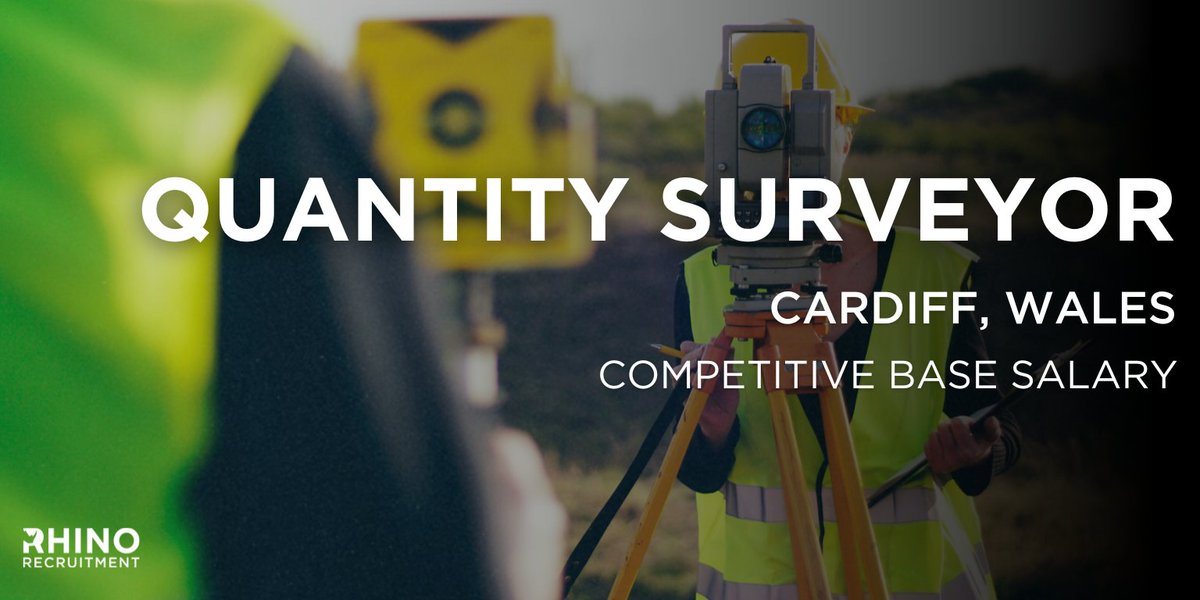 🦏 Looking for a Quantity Surveyor in Cardiff 🦏

Rhino Recruitment is seeking a Quantity Surveyor with a sharp eye for value and solid construction contract experience.

Requirements
📜 Professional qualification (HNC/HND/Degree/Diploma) or equivalent
🏗️ Minimum 2 years’